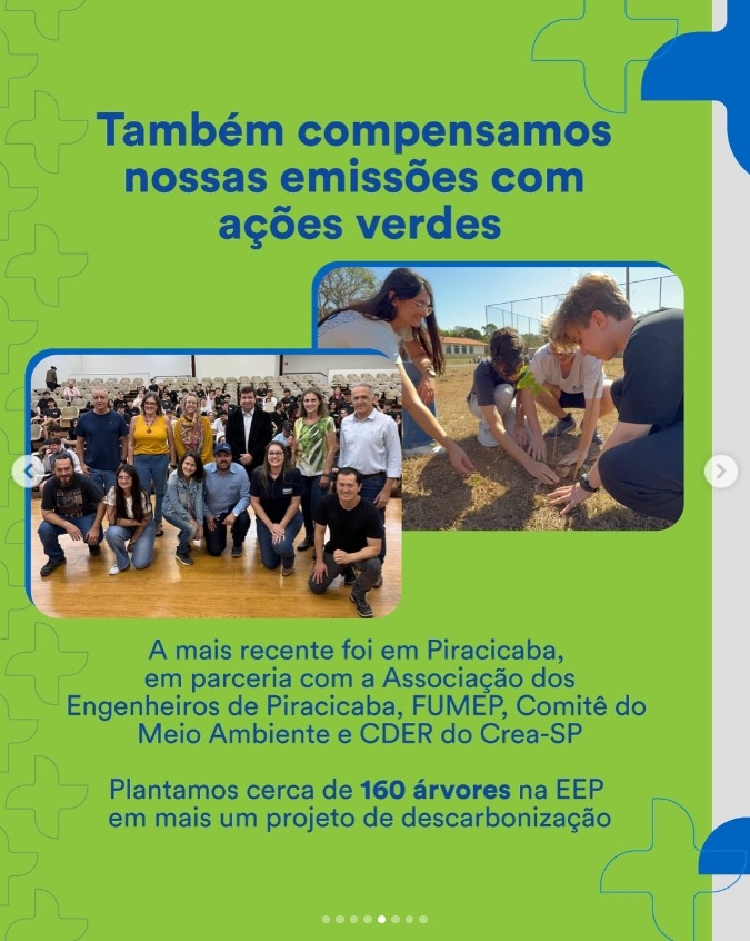 A sustentabilidade é parte da nossa história A sustentabilidade é parte da nossa história